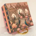 Mdf Premium Luxuries box With 4 salsa jars (9.5x9.5x3.5 Inches) 4JAR10005