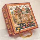 Mdf Premium Luxuries box With 4 salsa jars (9.5x9.5x3.5 Inches) 4JAR10006