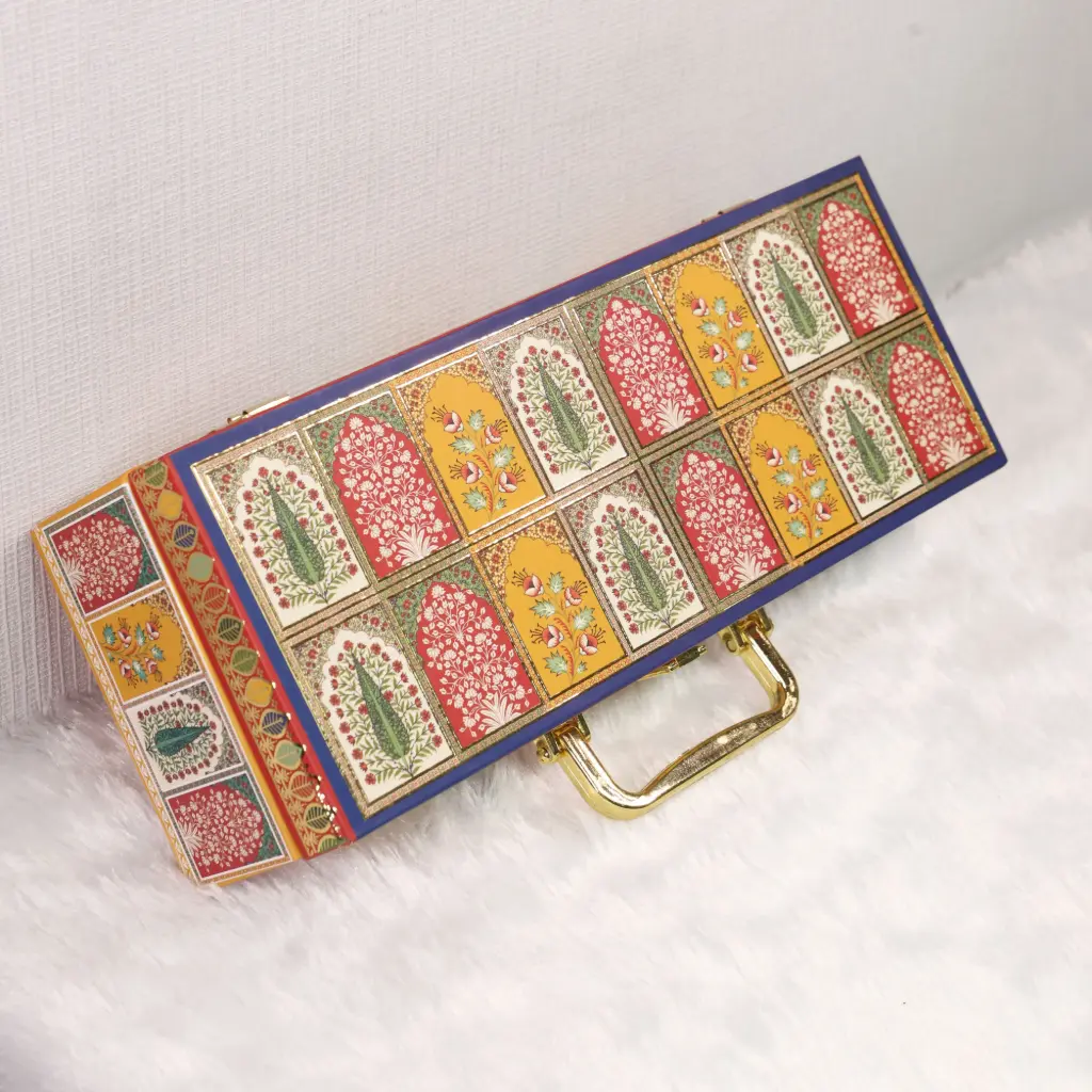 Premium Luxuries box With 3 salsa jars (13x5x3.5 Inches) 3JAR10016