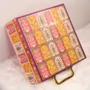 Premium Luxuries box With 4 salsa jars (9.5x9.5x3.5 Inches) 4JAR10018