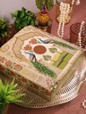 Doubel Door  With 4 salsa jars (9.5x9.5x3.5 Inches) 4JARDD002