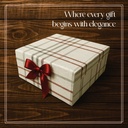 Gift Box  Foldabel Box | 8x8x3.5 inches / 1007