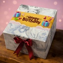 Birthday Gift Box  Foldabel Box | 8x8x3.5 inches / 1033(pack of 10)