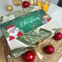 Gift Box |Rigid  foldabel box | Gift Hamper Boxes For Packaging, Satin Ribbon Hamper Boxes | Gift Cardboard Box Empty Gift Hamper Box Reusable Gift Boxes | Foldabel Box | SIZE 10x8x4 inches / 7023 Christmass