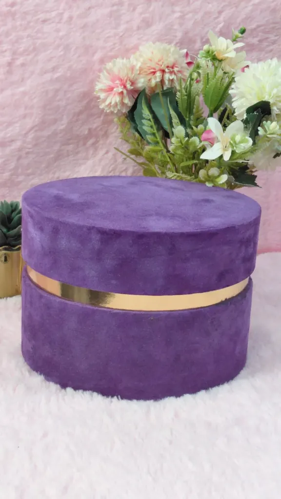 Round Boxes|Velvet Finish|6x8inches|RV-1