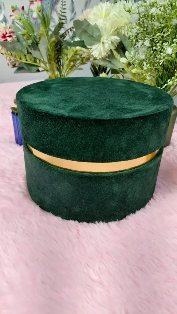 Round Boxes|Velvet Finish|6x8inches|RV-2