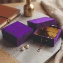 Jewellery Box |Velvet Finish |4x4x1.5inches|JV-1 (PACK ON 10)