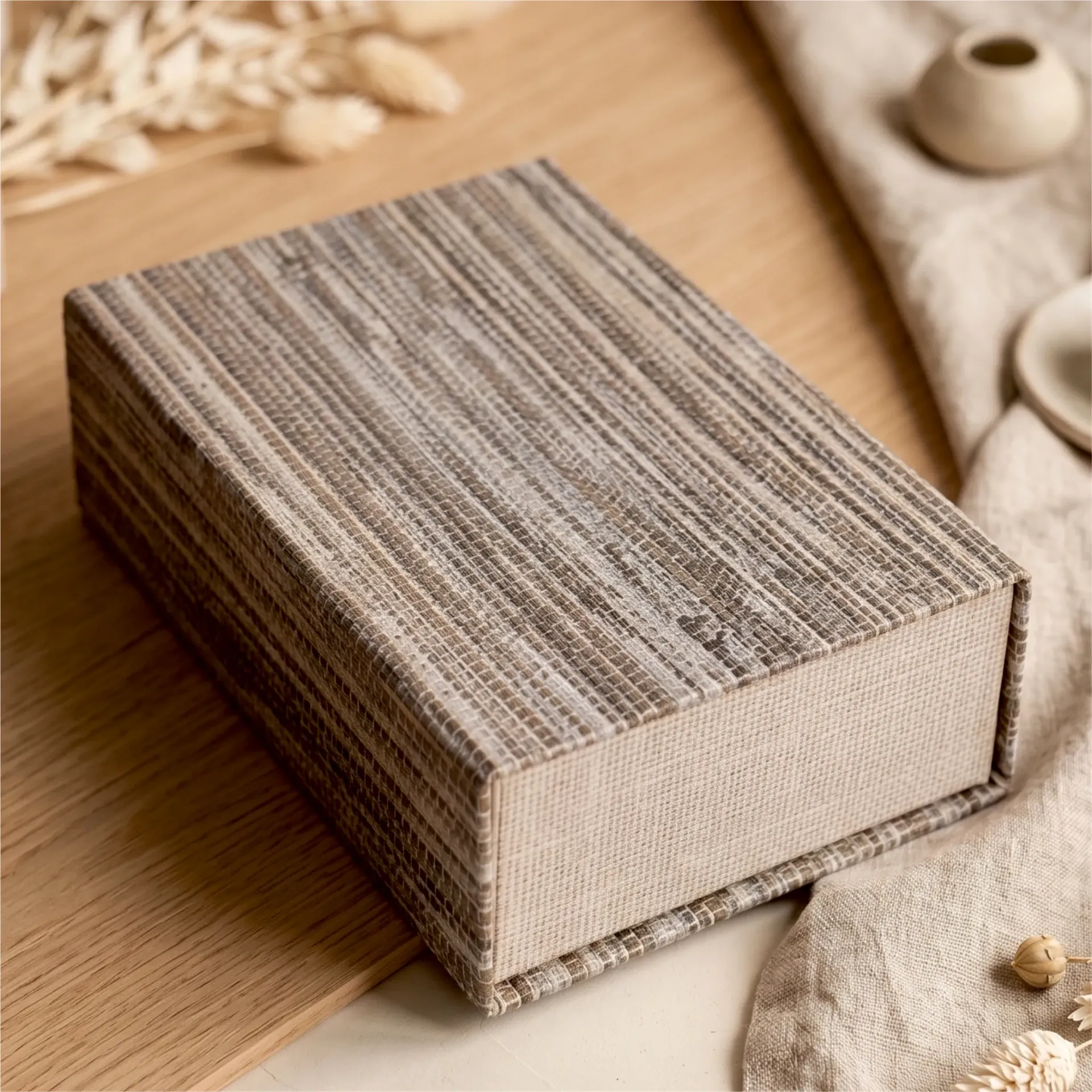 Magnetic Textured finish Perfume Box | 7.5x4.75x2 inches / TP02