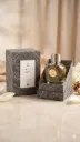 PERFUME TRAINGLE BOX (6.5X3.75X3 INCH)  (GREY DOTS) T-4
